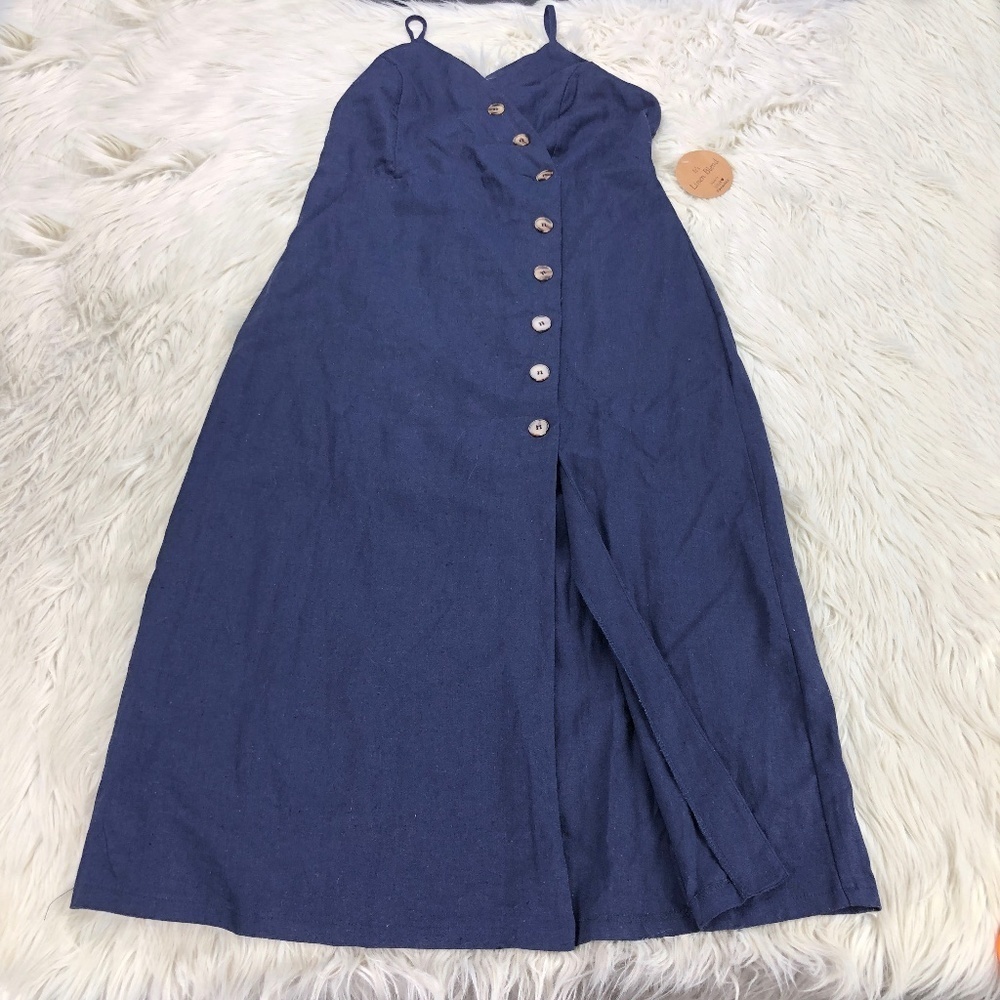 NWT New Romantics Linen Blend Midi / Maxi Dress